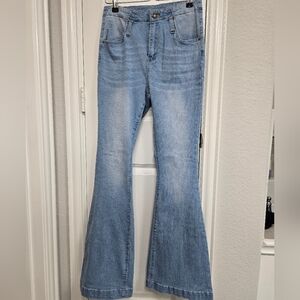 Light Blue Women's Flared Jeans